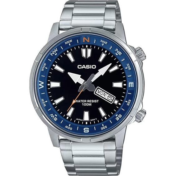 Orologio Casio Uomo in Acciaio MOD-130D-1A2VDF - MOD-130D-1A2VDF